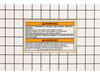 Label, Warning – Part Number: 87114-VH7-900
