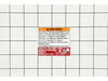 Label, Spark Warning – Part Number: 87549-Z3E-J20