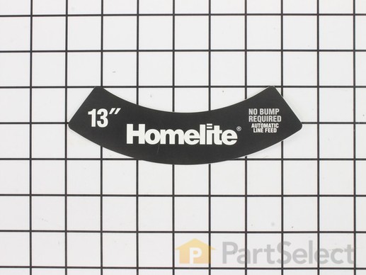 11897911-1-M-Homelite-099942001902-Grass Deflector Label