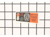 Instruction Label – Part Number: 90545593