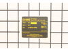 Name Plate – Part Number: N022672