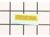 Warning Label – Part Number: N098118