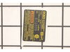 Name Plate – Part Number: N124257