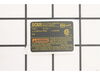 Name Plate – Part Number: N124262
