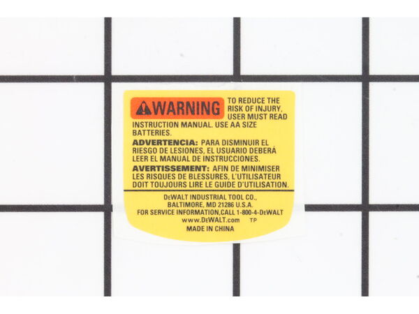 11929511-1-M-DeWALT-N138593-Warning Label