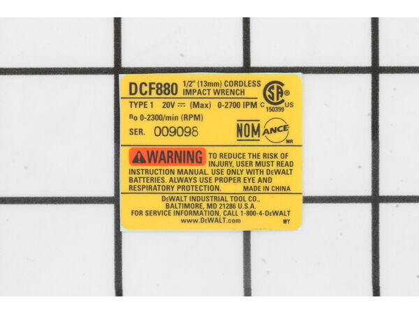 11929580-1-M-DeWALT-N174882-Rating Label