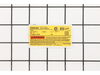 Rating Label – Part Number: N392572