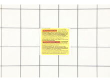 Warning Label – Part Number: N400503