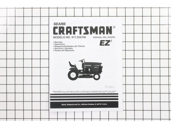 11939392-1-M-Craftsman-151391-Owner'S Manual, 2567