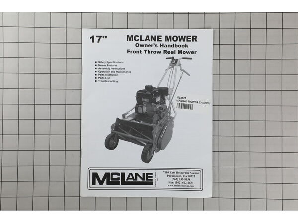 11952554-1-M-Craftsman-3123-Power Reel Mower Owners/Parts Manual
