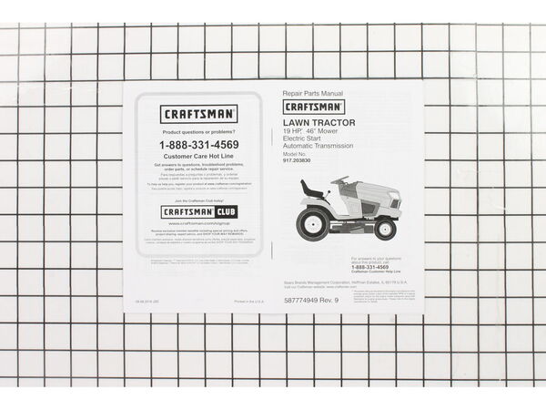 11972021-1-M-Craftsman-587774949-Parts Manual