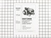 Owners Manual – Part Number: 917133108