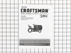 Owners Manual – Part Number: 917146387