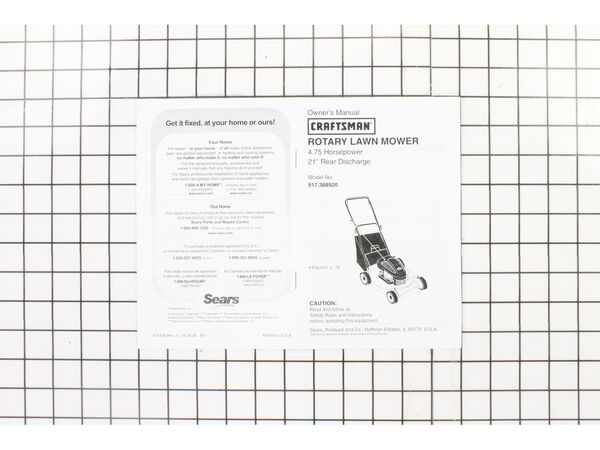 11992462-1-M-Craftsman-917401706-Owners Manual