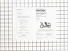 Owners Manual – Part Number: 917425246