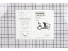Owners Manual – Part Number: 917426153