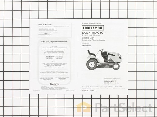 11992735-1-M-Craftsman-917440513-Parts Manual