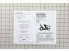 Owners Manual – Part Number: 917446244