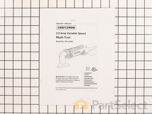 11997910-1-M-Craftsman-OM-23465-Owners Manual