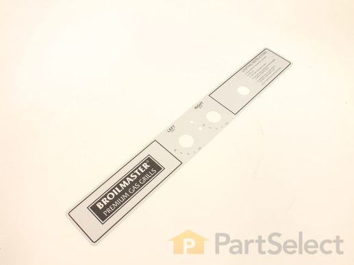 12009859-1-M-Broilmaster-EM-B101517-Control Panel Label
