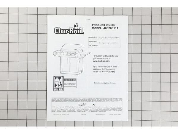 12011836-1-M-Char-Broil-G520-140801-W1-Gas Grill Assembly Manual