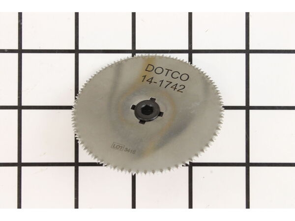 12022782-1-M-Dotco-14-1746-Flush SS Saw Blade 124T 2-1/2" (3/8" Arbor)