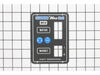Panel Plate, W/ Label – Part Number: 31342620152