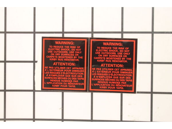 12040917-1-M-Kirby-K-112086-Scuff Plate Label, Black