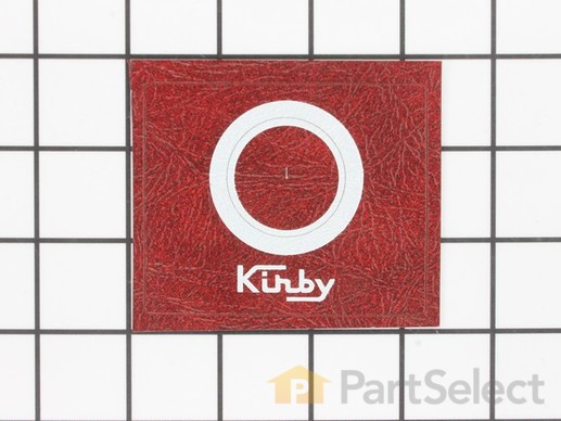 12041192-1-M-Kirby-K-146376-Belt Lifter Label Red