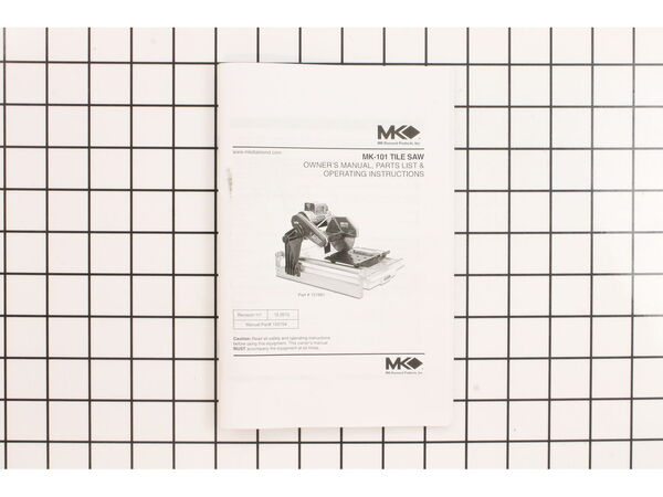12043853-1-M-MK Diamond-153754-Owners Manual, Mk-101