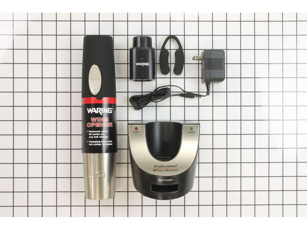 12059338-1-M-Waring-WO50B-Cordless Wine Opener With Vacu