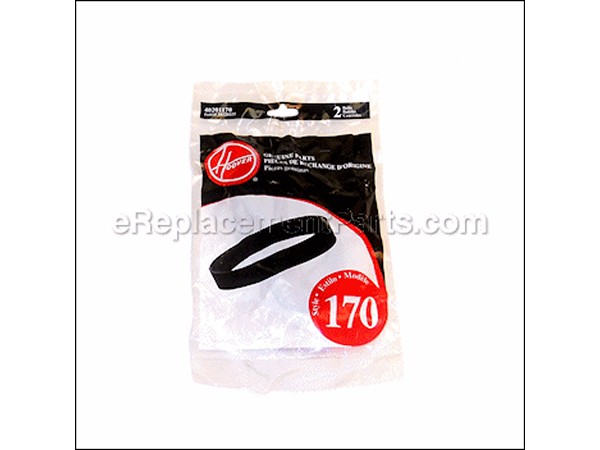 12066791-1-M-Hoover-H-40201170-2 Pack Flat Vacuum Belt
