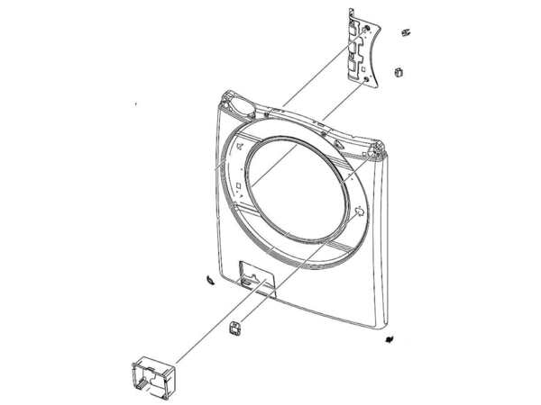 12072659-1-M-Samsung-DC97-19527A-Frame Assembly Front