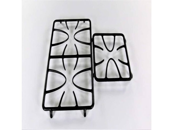 12073902-1-M-GE-WB31X28386-Double Burner Grate in Grey