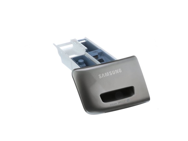 12085112-1-M-Samsung-DC97-18142L-Detergent Dispenser Drawer Assembly (Silver)