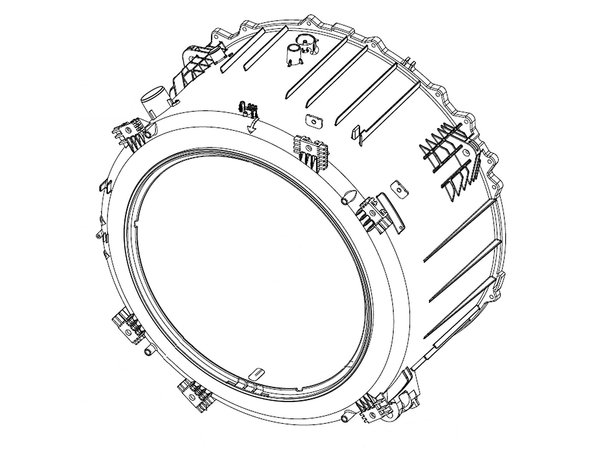 12085392-1-M-Samsung-DC97-19638B-Semi Front Tub Assembly
