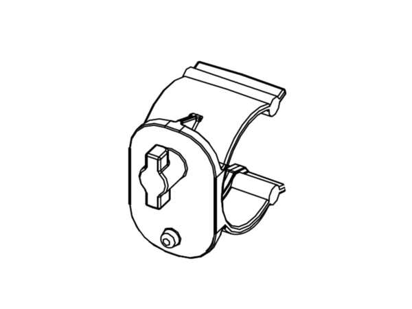 12085502-1-M-Samsung-DD61-00598A-HOLDER HOSE-OUTLET;DW9900M,PP,BLACK,RM60