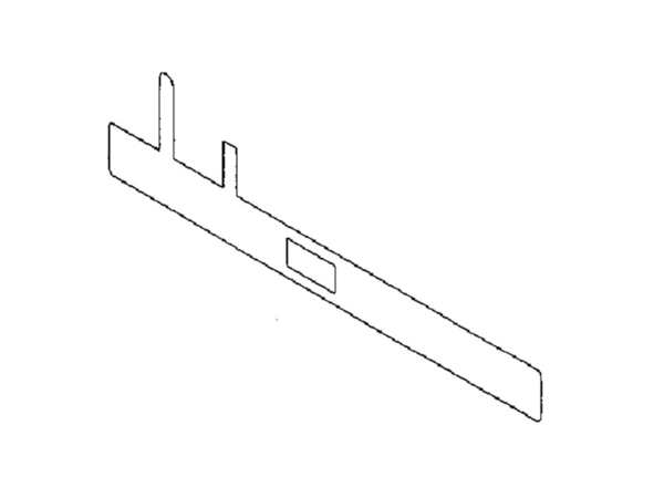 12085825-1-M-Samsung-DE34-00439A-Touchpad Panel Overlay - Black