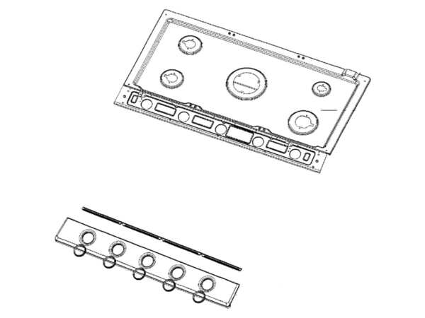 12086414-1-M-Samsung-DG94-01530A-Assembly FRAME COOK TOP;NA36K7750TS,NA9300K,