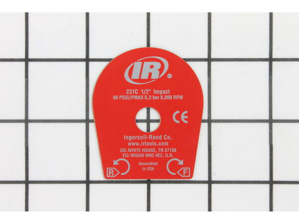 12095454-1-M-Ingersoll Rand-231C-301-Nameplate