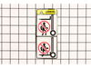 Fork Warning Label – Part Number: JWS-FW