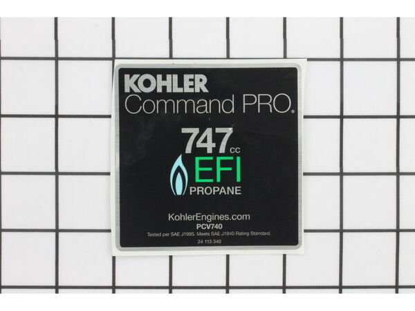 12116510-1-M-Kohler-24113340-S-Decal: Pcv740 Exmark