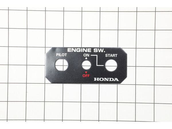 12133366-1-M-Honda-31612-ZB4-000-Plate, Switch & Indicator