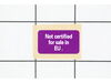 Label, Warning – Part Number: 87114-ZH7-860