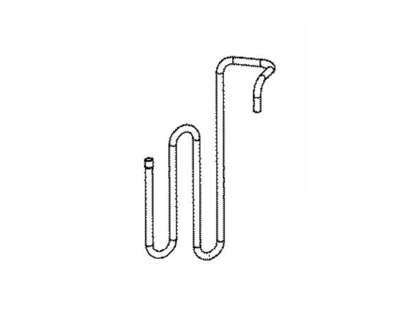 12171849-1-M-GE-WJ53X21930-DISCHARGE TUBE