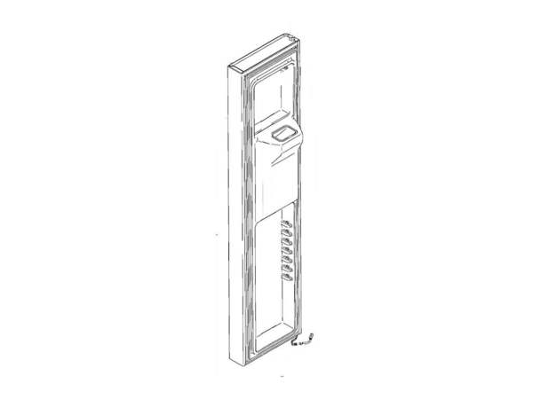 12173224-1-M-GE-WR78X27953-DOOR FOAM Assembly FREEZER WHITE