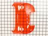 Vacuum filter cover – Part Number: 1180009-22