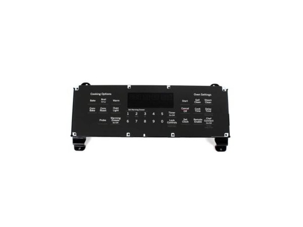 12295186-1-M-GE-WB27X28604- OVEN CONTROL AND OVERLAY Assembly