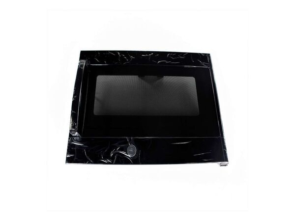 12342594-1-M-GE-WB56X30285-BLACK DOOR WITH FLAT GE LOGO