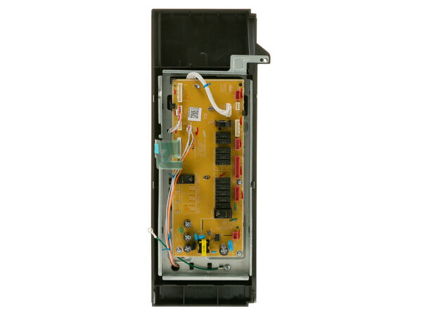 12342625-1-M-GE-WB56X30641-BLACK STAINLESS CONTROL PANEL WHITE LED